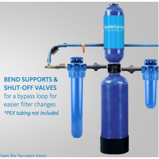 Austin Springs by Aquasana 300,000 Gal Whole House Water Filtration System with