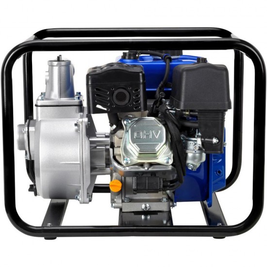 7 HP 2 In. Portable Utility Gasoline Powered Water Pump Includes strainer, hose