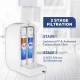 Reverse Osmosis Water Filtration System, UV Sterilization,3 Stage Countertop New