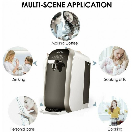 Reverse Osmosis Water Filtration System, UV Sterilization,3 Stage Countertop New