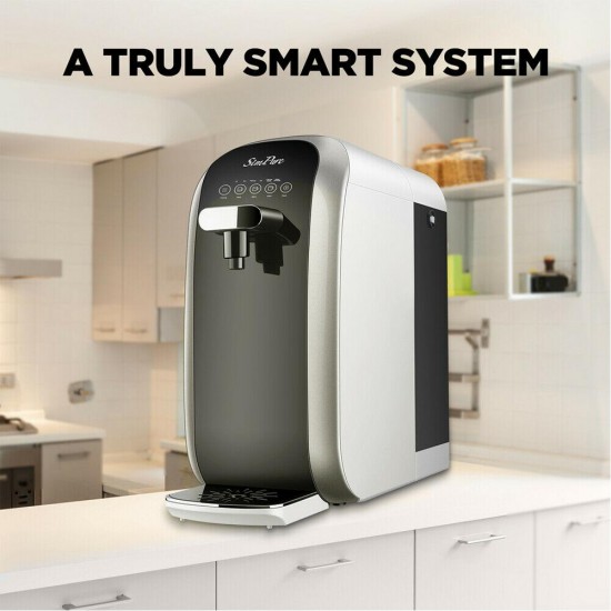 Reverse Osmosis Water Filtration System, UV Sterilization,3 Stage Countertop New