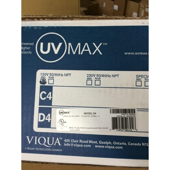 Trojan UV Max D4 3/4