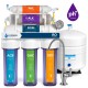 Alkaline Reverse Osmosis Water Filtration System – Clear RO w/ Gauge – 100 GPD