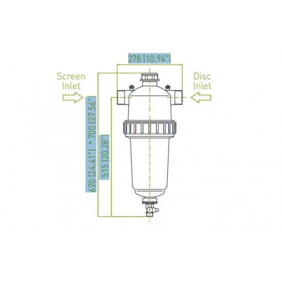 Amiad Arkal Leader T Disc Filter Water Irrigation 2