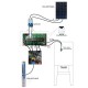 4'' DC Solar Water Pump Submersible Deep Well Water Pump with MPPT Controller