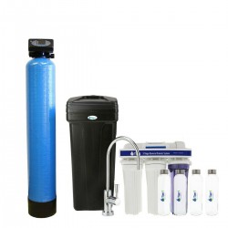 Tier1 Essential Series 48,000 Grain Water Softener with Under Sink Reverse Osmo