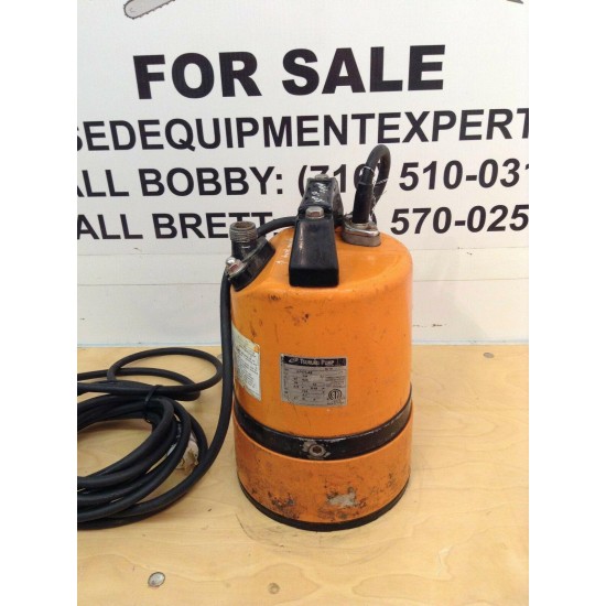 Tsurumi Water Pump LSC1.4S-61 Submersible Pumps Electric Portable Small 3/4