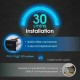 5-Stage Tankless Reverse Osmosis Water Filtration System by Waterdrop G2 Black