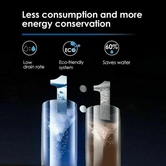 5-Stage Tankless Reverse Osmosis Water Filtration System by Waterdrop G2 Black