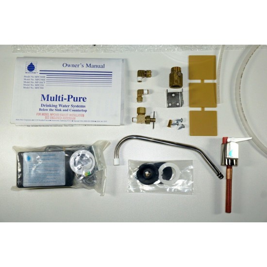 Multi-Pure Under-Counter Below Sink Water Filter Faucet MPC900 Capacity Monitor
