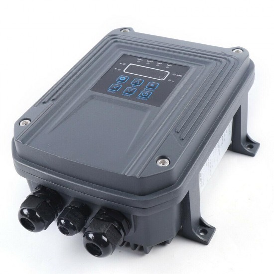 24V Solar Power Water Pump Farm Ranch DC Submersible Bore Hole Deep Well 300W US