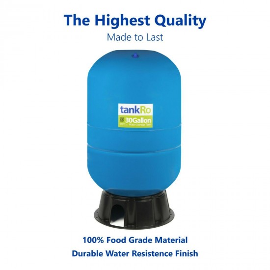 30-Gallon Pressurized Water Storage Tank RO Systems NSF Certified 1