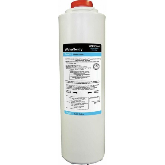 Elkay WSF6000R-2PK Watersentry Replacement Water Filter - 2 Pack