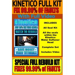 ⭐⭐⭐⭐⭐ Kinetico ~ Full Rebuild Kit - Every Seal Kit - Super Easy Fix Kinetico Kit