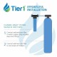 Tier1 Essential Certified Series Salt Free Water Softener 4 - 6 Bathrooms