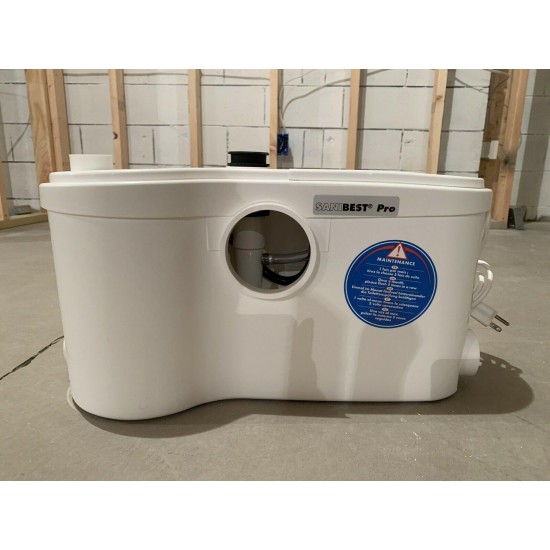 SANIFLO 013 Sanibest Pro Grinder Pump,1 HP