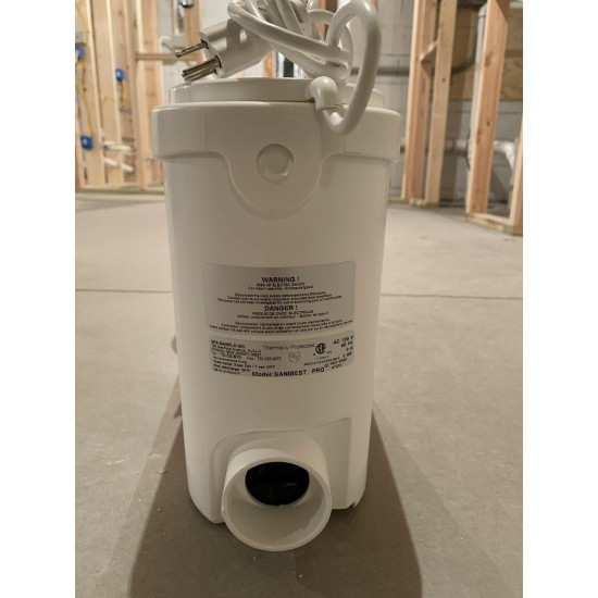 SANIFLO 013 Sanibest Pro Grinder Pump,1 HP