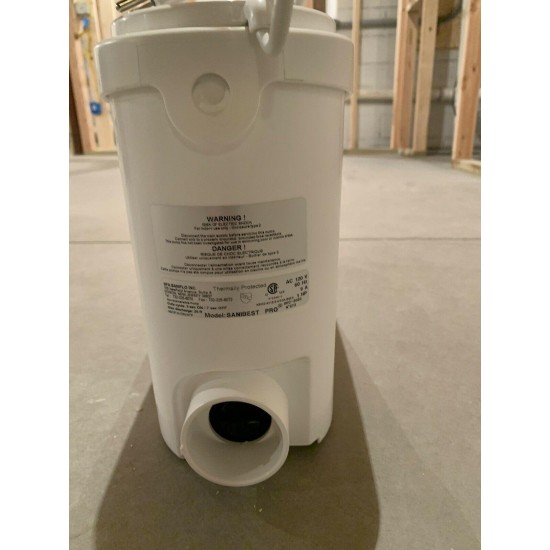 SANIFLO 013 Sanibest Pro Grinder Pump,1 HP