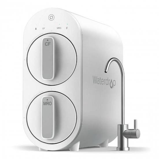 Tankless 5-Stage Reverse Osmosis Water Filtration System 400 GPD, 1:1Drain Ratio