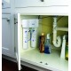 Water Filter Carbon Block Under Sink System Built-in Shut Off CO APDWS1000