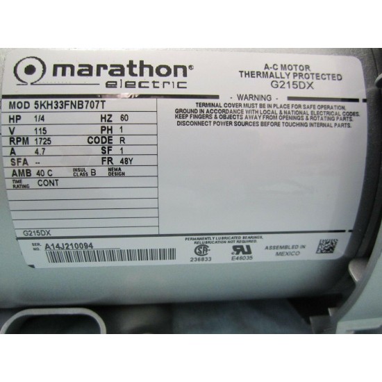 Gast AT05 Rotary Vane air compressor AT05-520-G215DX