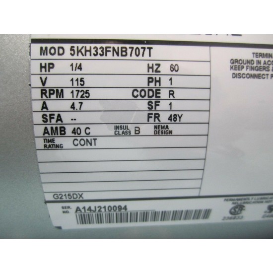 Gast AT05 Rotary Vane air compressor AT05-520-G215DX