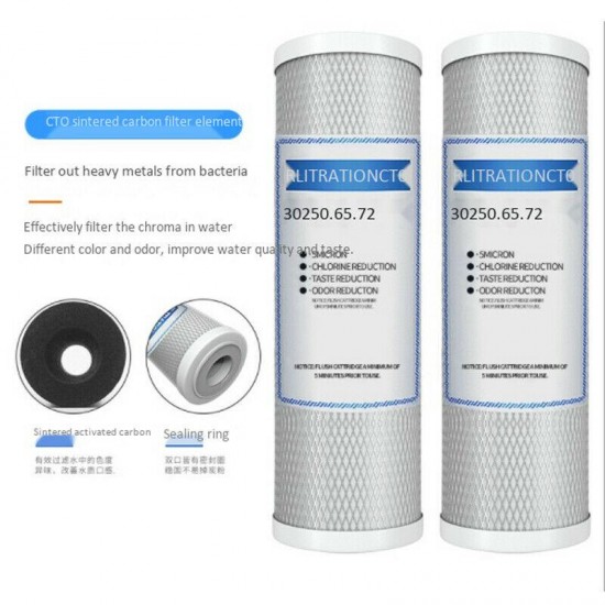 10X(3Pcs 10 Inch Compressed Carbon Filter elements Household Water Purifier