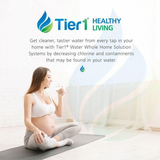 Tier1 Essential Certified Series Whole House Water Filtration System for Chlori