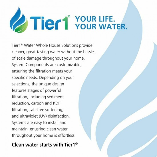 Tier1 Essential Certified Series Whole House Water Filtration System for Chlori