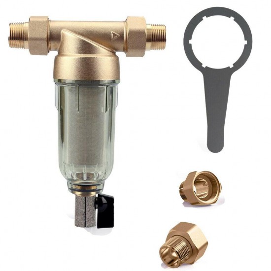 Q6 4-Stage 400GPD Tankless Water Filter Reverse Osmosis System /Spin Down Filter