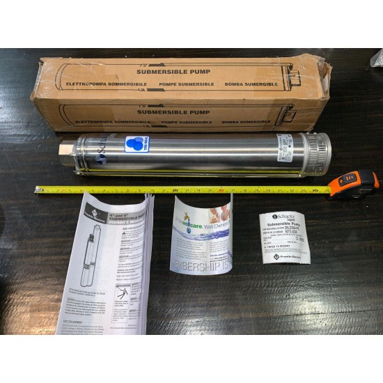 -NEW- Franklin Electric 2HP 20GPM Stainless Pump End 12STG 20LD2S4-PE SCHAEFER