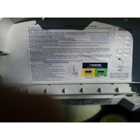 Whirlpool water softner WHE33 NEW out of box