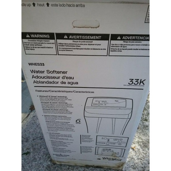 Whirlpool water softner WHE33 NEW out of box