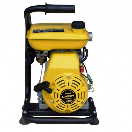 Stanley 3-HP Non-Submersible Water Pump Gas Powered 0.37-gal Cast-Iron Housing
