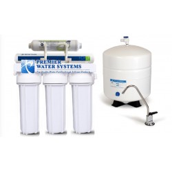 1:1 Low Waste/High Output Ratio Reverse Osmosis Water Filter System 75 GPD RO