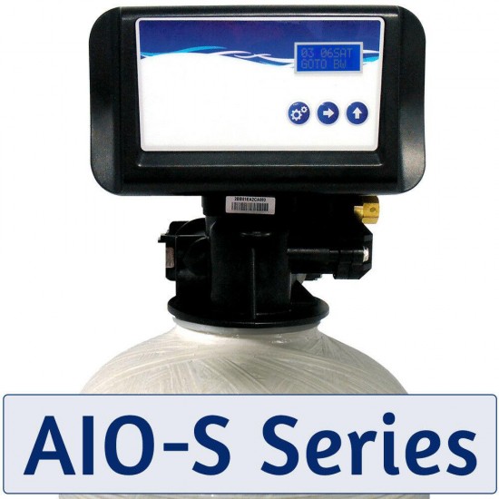 NEW AIO-S 10 Iron Water Filter System with HD AIO Valve Air Injection Silver