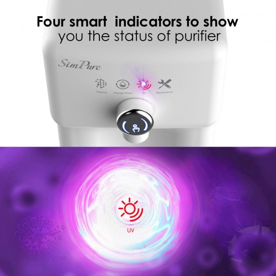 SimPure Y6 Reverse Osmosis Water Filtration System Countertop Y7 Water Dispenser