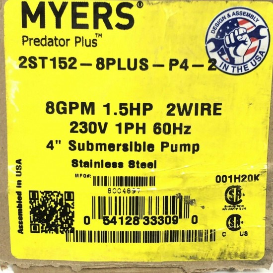 MYERS Predator Plus 2ST152-8PLUS-P4-2 4