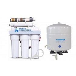 PREMIER 6 Stage ALKALINE ORP Negative Reverse Osmosis Water Filter System 100GPD
