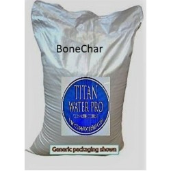 Bone Char Activated Charcoal Carbon - Kosher - 27.5 LBS Bag - Fluoride Reduction
