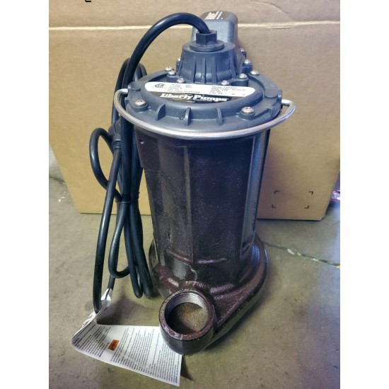 Liberty Pumps 287 1/2 Hp serial 13M5DP AMPS 8 Submersible Effluent Sump Pump NEW