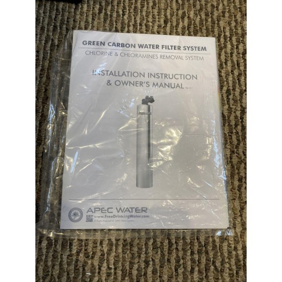 Apec Water Systems Green-Carbon-15-Coat Premium Whole House Water Filter System